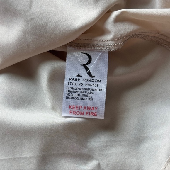 Rare London Floral Mini Dress – L (US8) – Romantic Lace Trim & Velvet Details - Picture 13 of 14